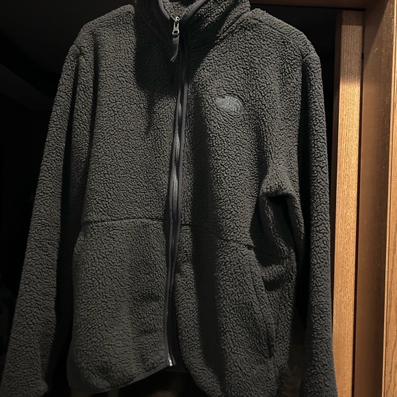 The North Face Sherpa fleece black men’s jacket size Large - Picture 4 of 8
